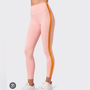 Splits59 Pink Orange Clare 7/8 Leggings size small